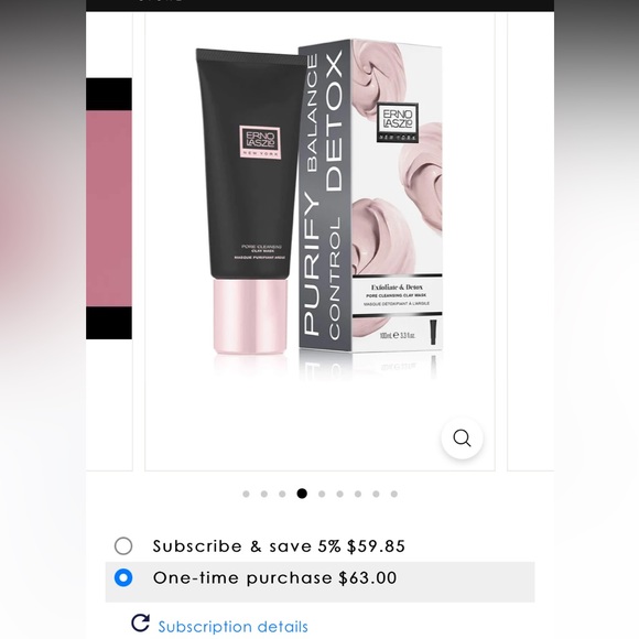 Erno Laszlo exfoliate and detox clay mask..Pore cleansing deep detox face mask. - Picture 8 of 8